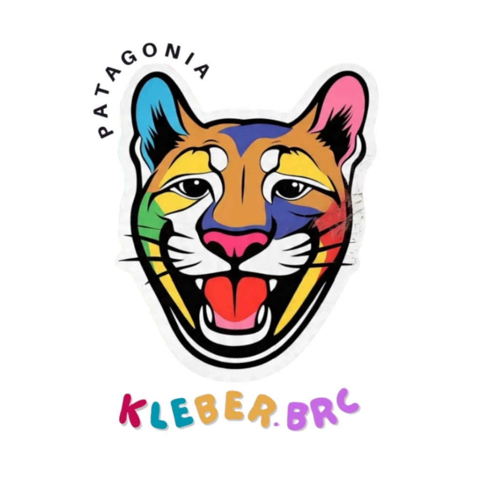 Logo Kleber Patagonia con puma de colores