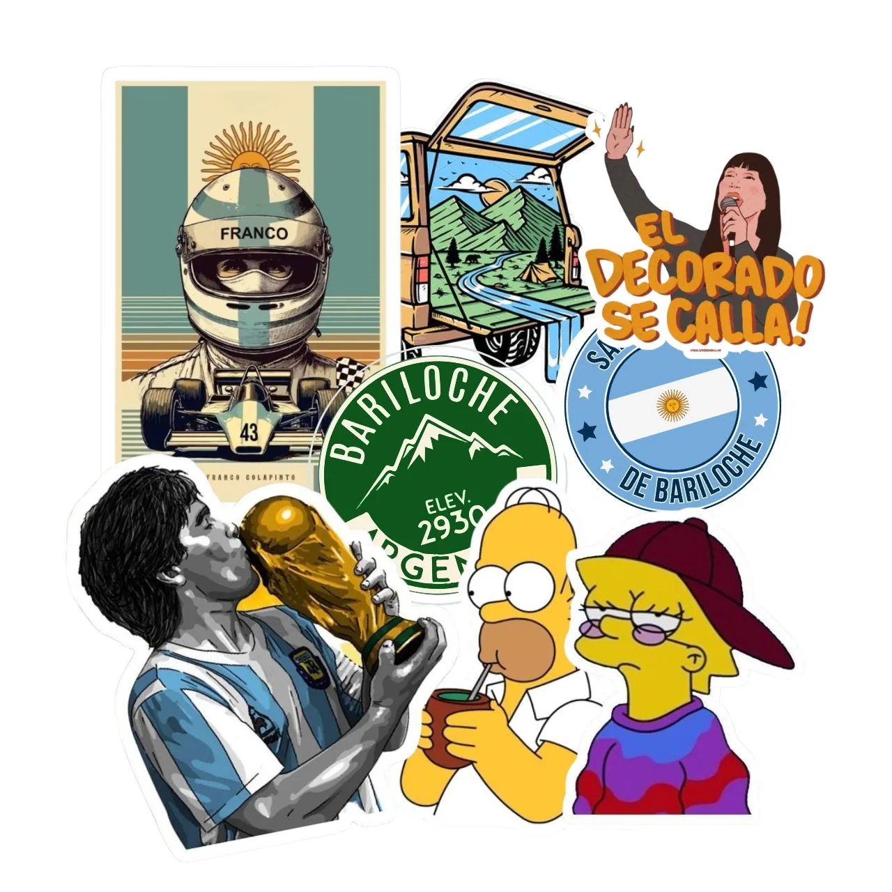 Collage de stickers personalizados Kleber